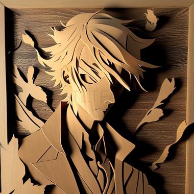 3D модель Тагучі Рокузо з Bungo Stray Dogs (STL)